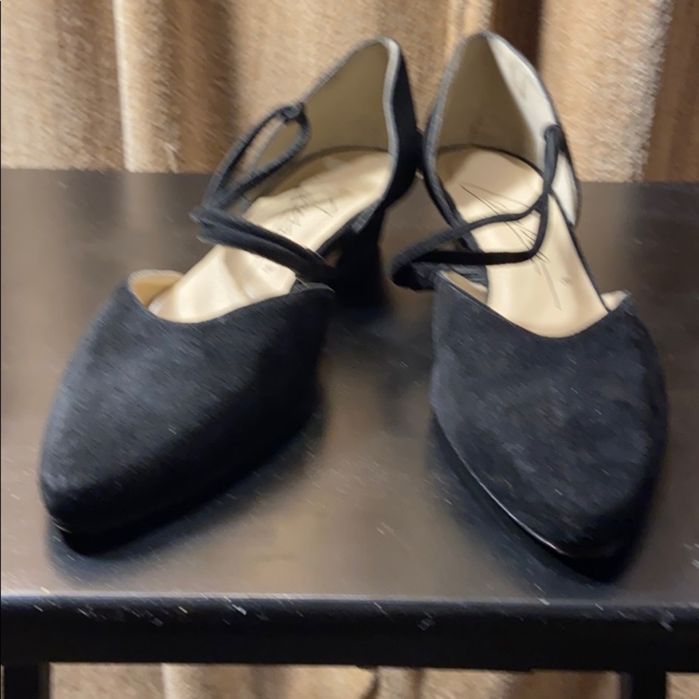 Black swede elastic strap worn a couple of time